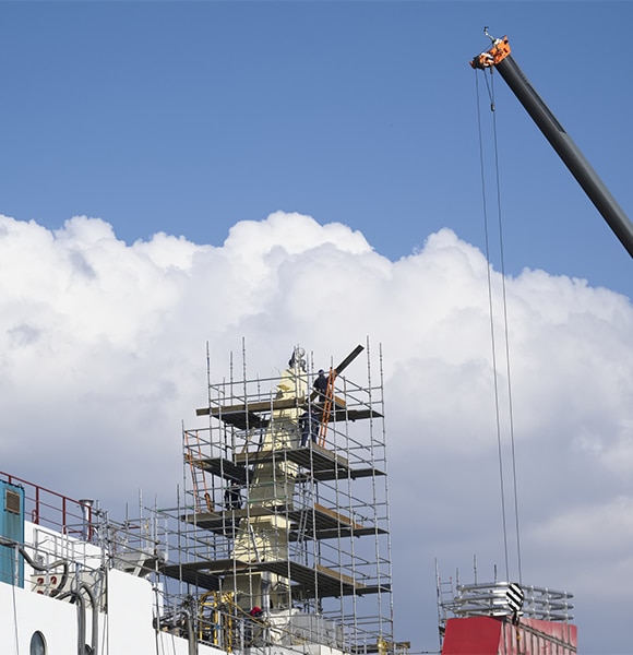 Marine scaffolding Hampshire 